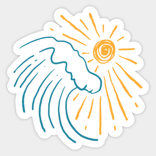 Sun and Wave Sticker